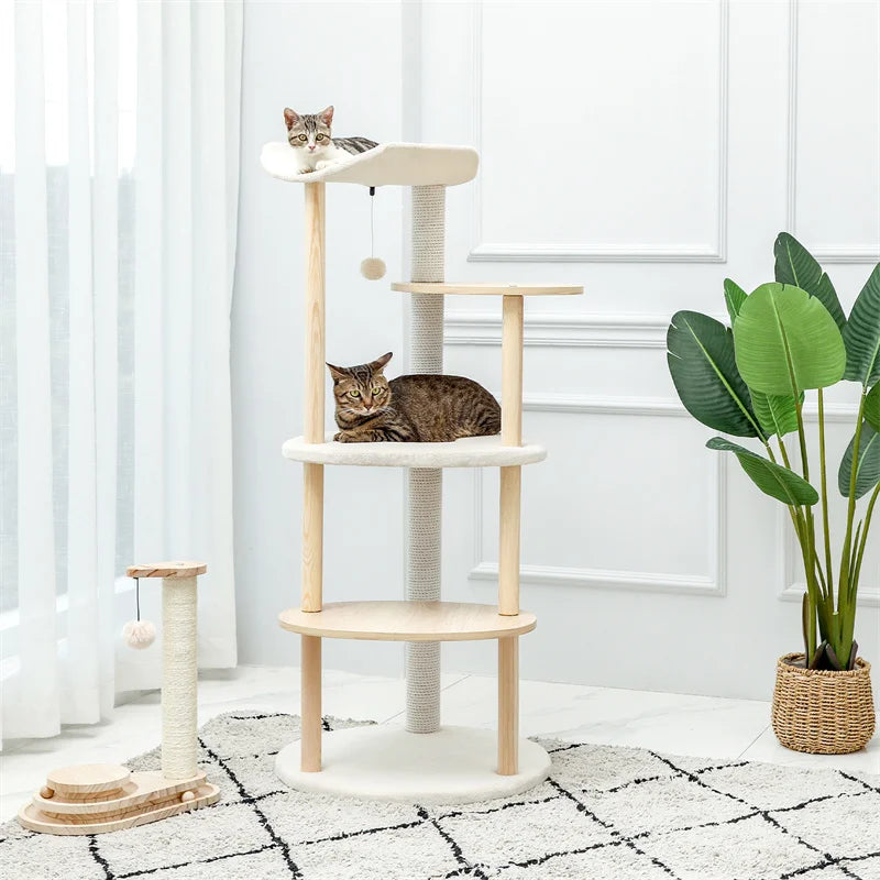 PAWZ Road Modern 5-Layer Cat Tree Tower – Stylish Multi-Level Haven for Cats